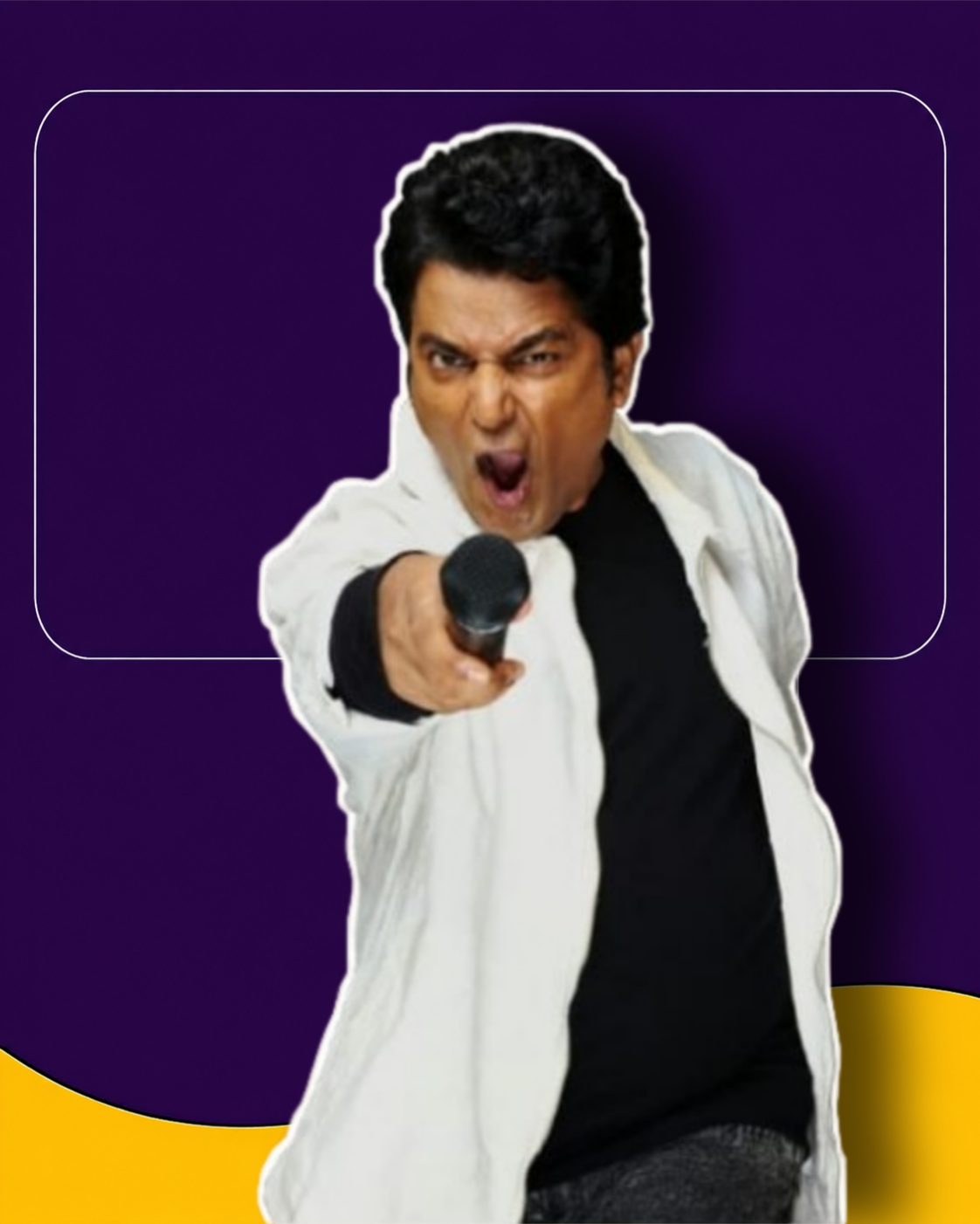 Navin Prabhakar hosting and anchoring a corporate event